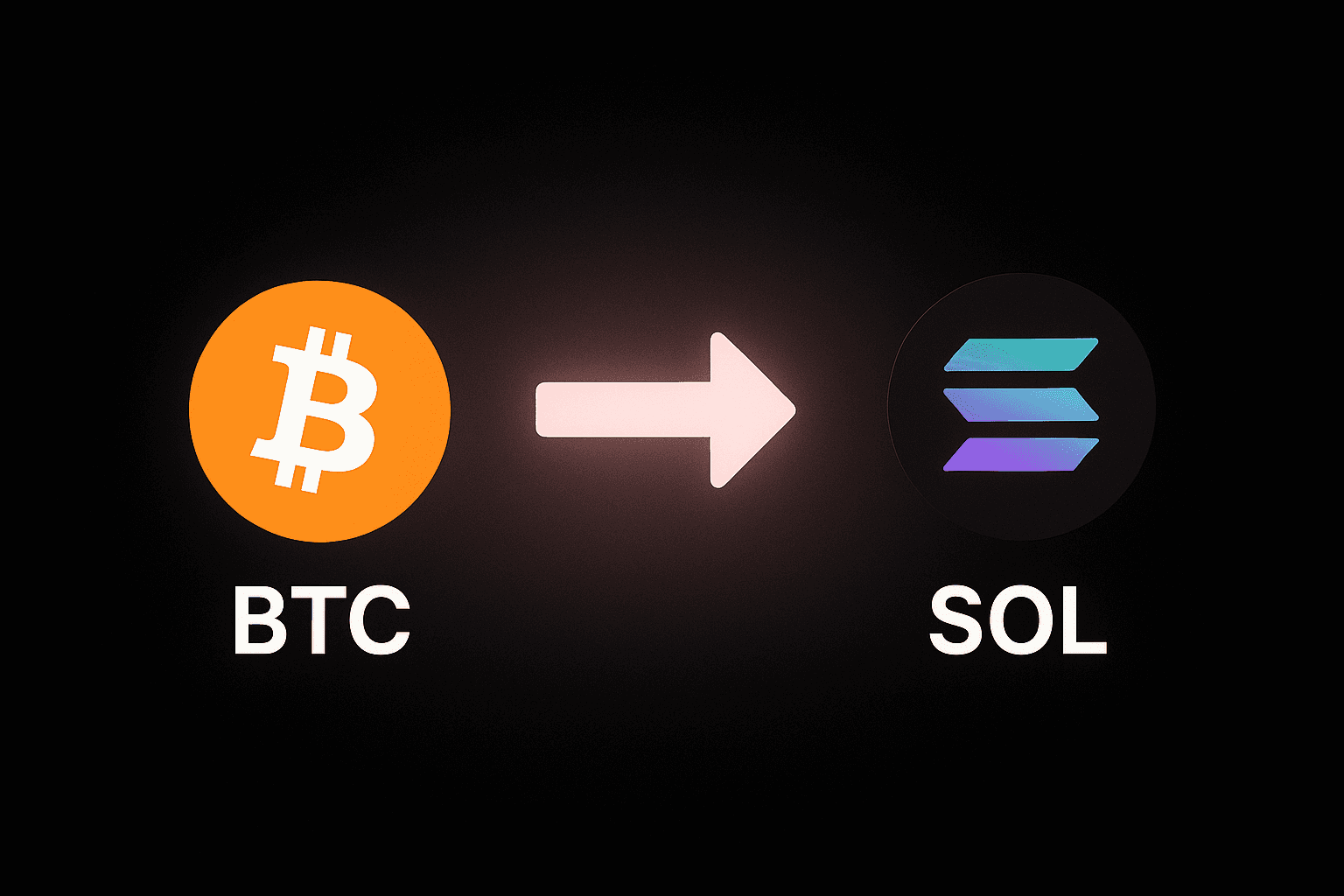 How to convert BTC to SOL without KYC