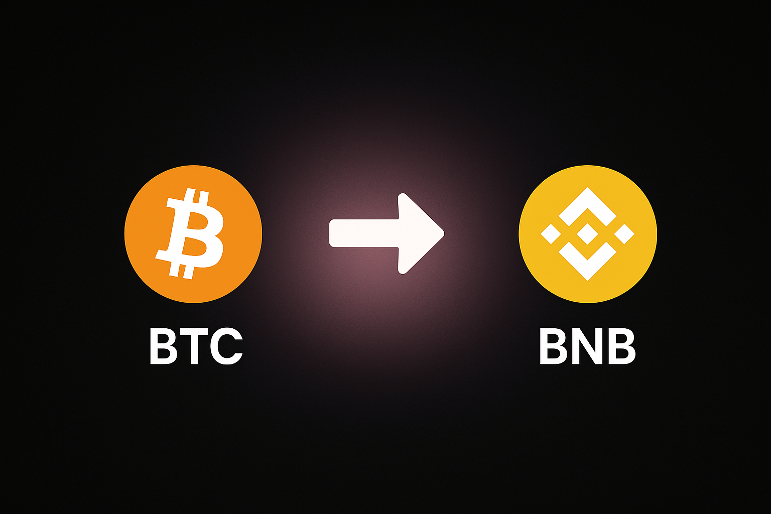 Cómo convertir BTC a BNB sin KYC