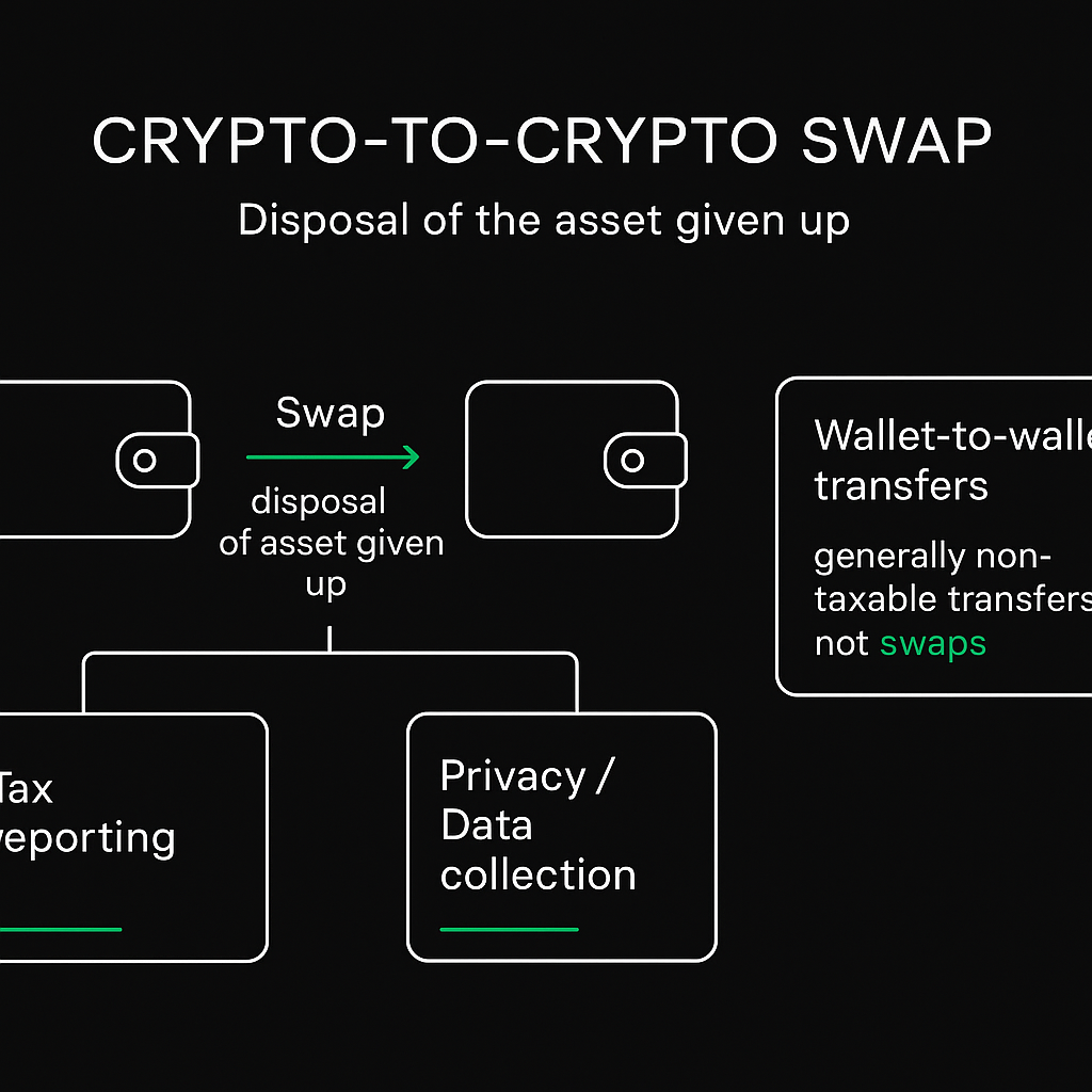 No-KYC crypto swaps are still taxable