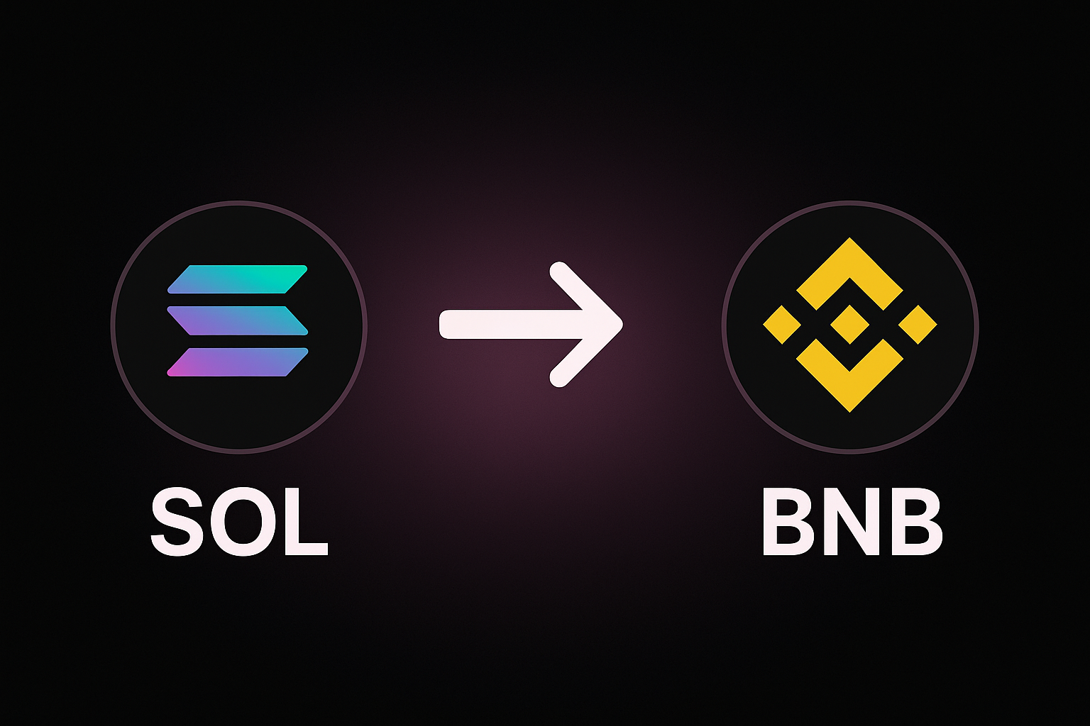 Как конвертировать SOL в BNB без KYC