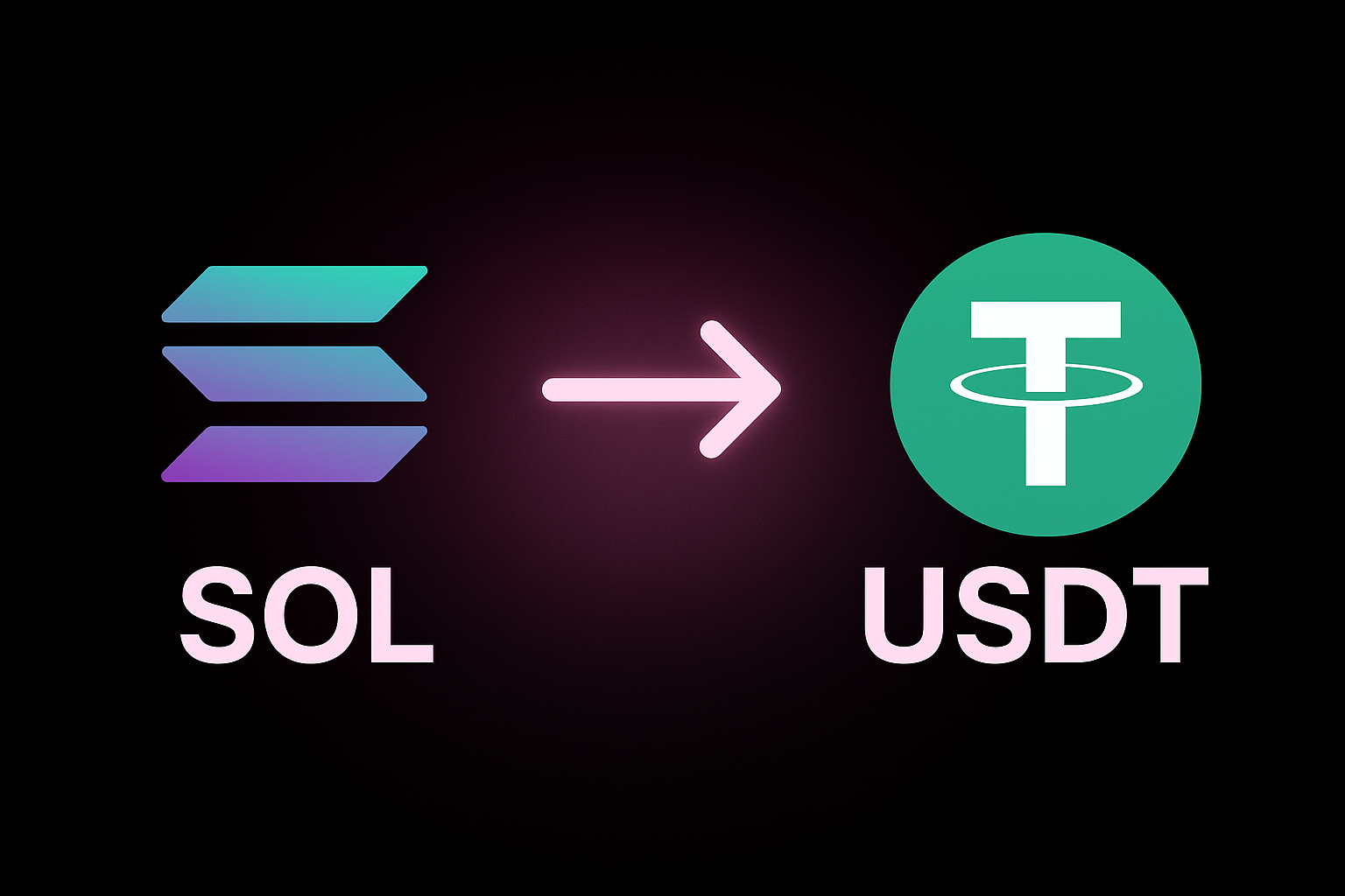 Cómo convertir SOL a USDT sin KYC